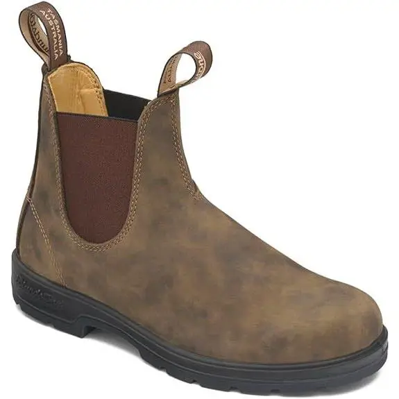 Blundstone Men`s 585 Classic Chelsea Boots Rustic Brown