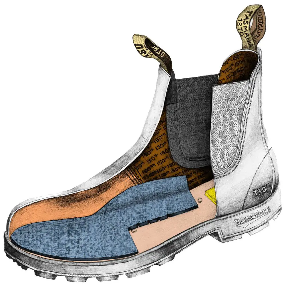 Blundstone shoes - 150 yrs anniversary limited edition Chelsea boot - 150-Auburn Leather/Anniversary Edition 7