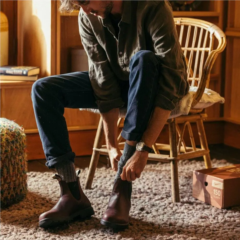 Blundstone shoes - 150 yrs anniversary limited edition Chelsea boot - 150-Auburn Leather/Anniversary Edition 0