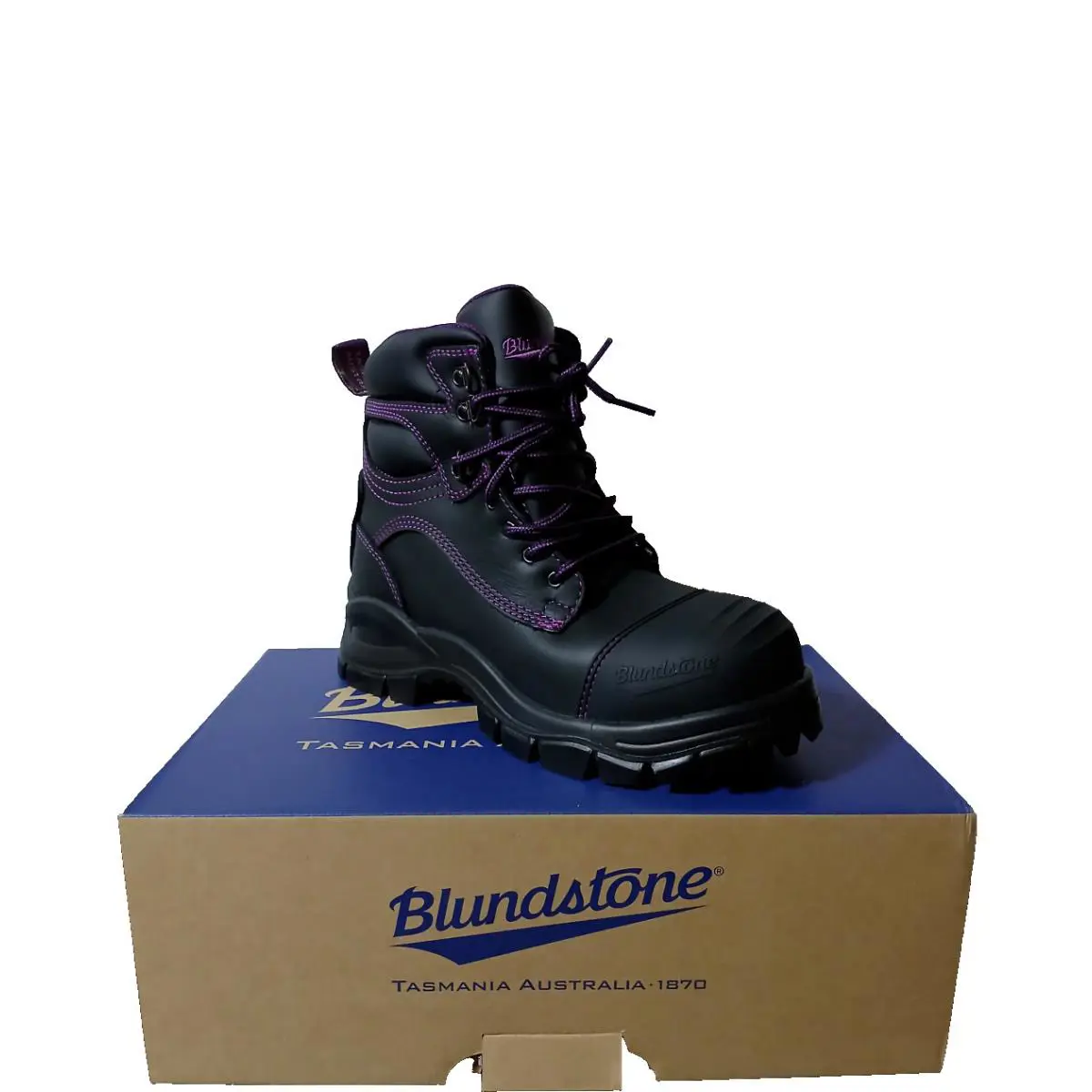 Blundstone shoes - Blundstone 897 - Black/Purple 10