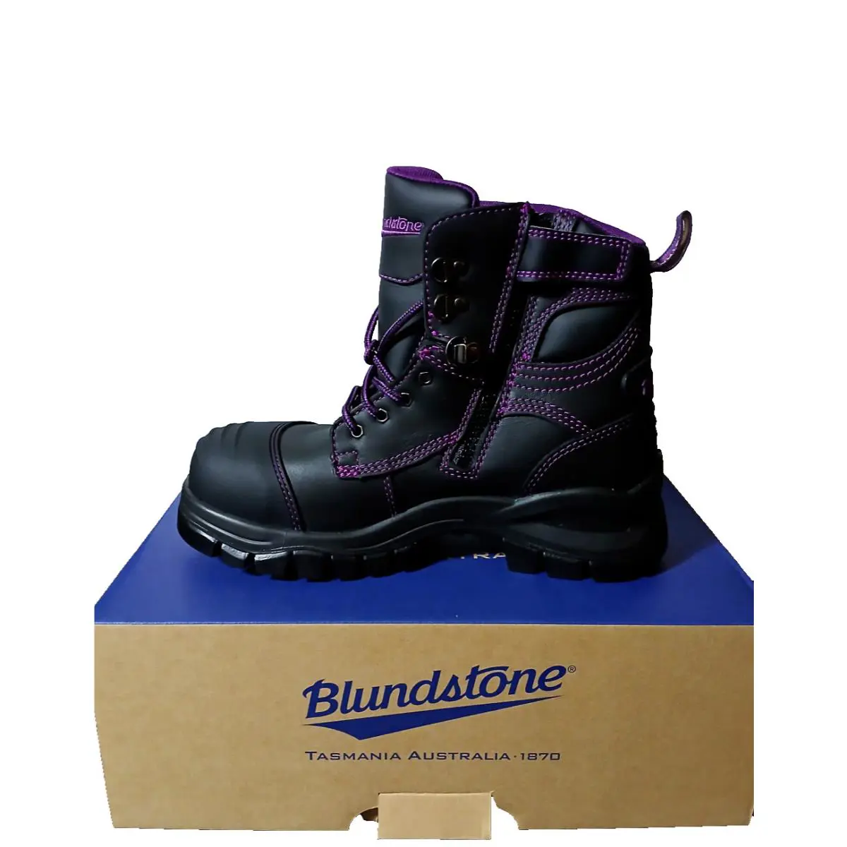 Blundstone shoes - Blundstone 897 - Black/Purple 6