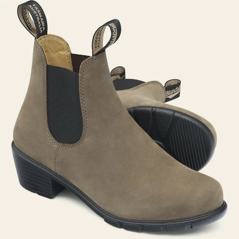 Blundstone shoes - Women`s Heeled (Feminine Toe) - Heeled Feminine Toe - 1672-Antique Taupe Supple Leather, Manufacturer: several colors 40