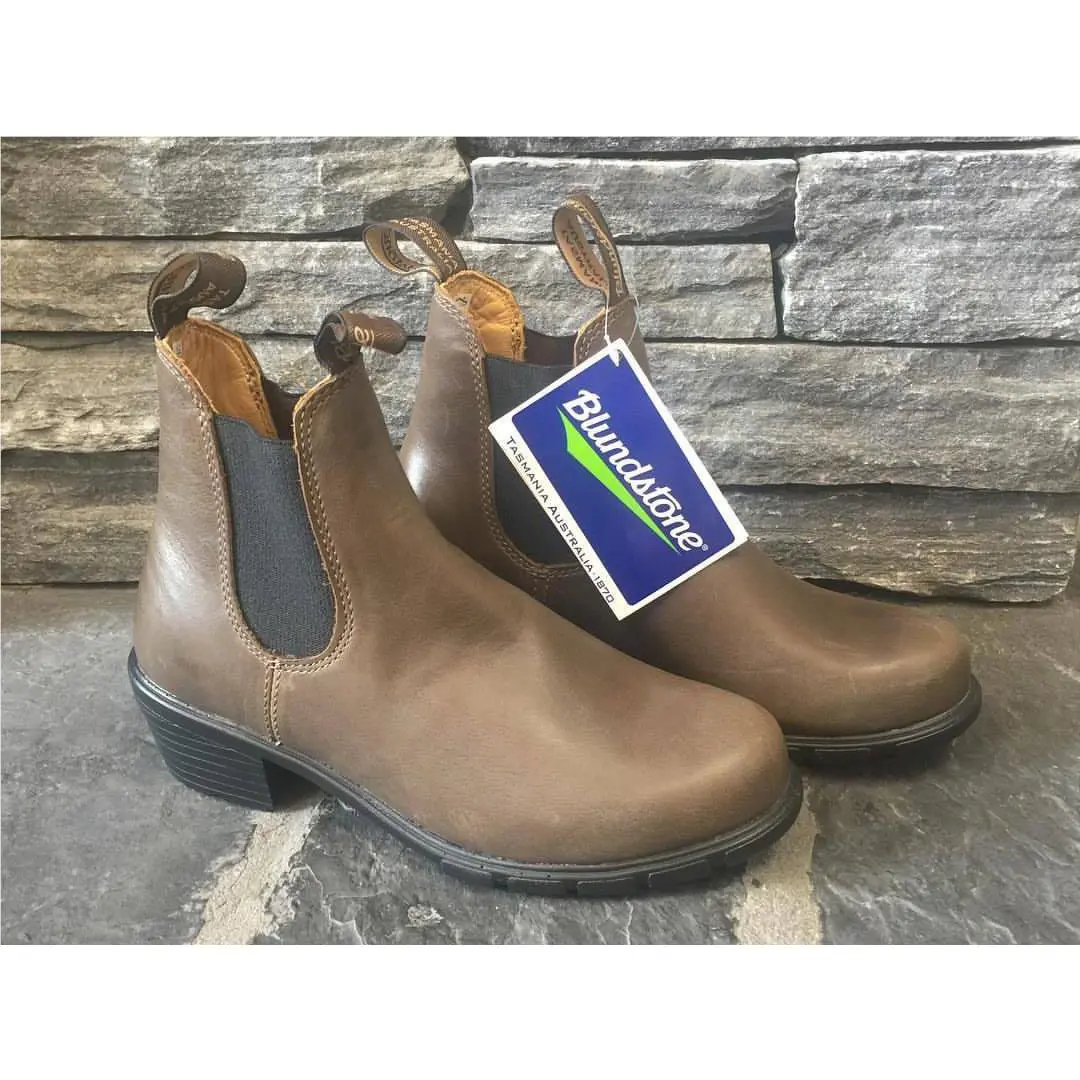 Blundstone shoes - Women`s Heeled (Feminine Toe) - Heeled Feminine Toe - 1672-Antique Taupe Supple Leather, Manufacturer: several colors 0