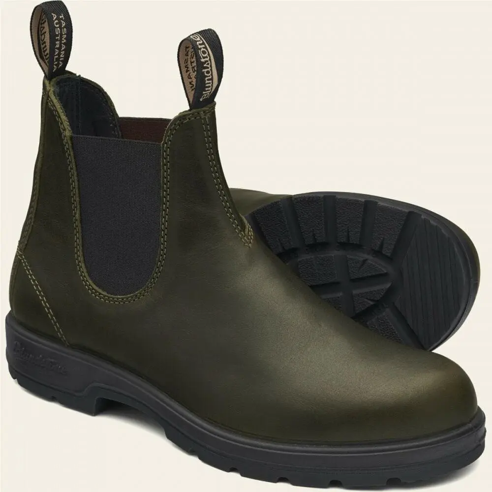 Blundstone shoes - Classic Chelsea 550 BOOTS - Classic Chelsea BOOTS - 1490-Olive 58