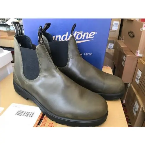 Blundstone shoes - Classic Chelsea 550 BOOTS - Classic Chelsea BOOTS - 1490-Olive 50