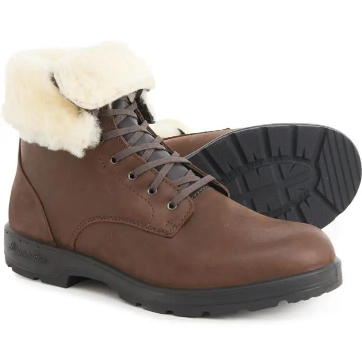 1461 Men`s Thermal Lace Up Antique Brown Winter Boots Size 7 US by Blundstone