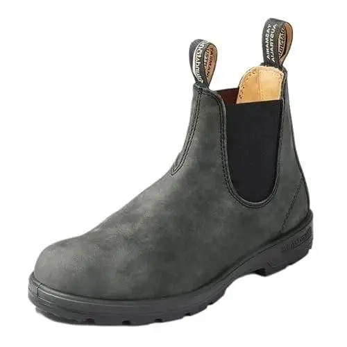 587 Blundstone Chelsea Boots Unisex Rustic Black Size 3.5 UK