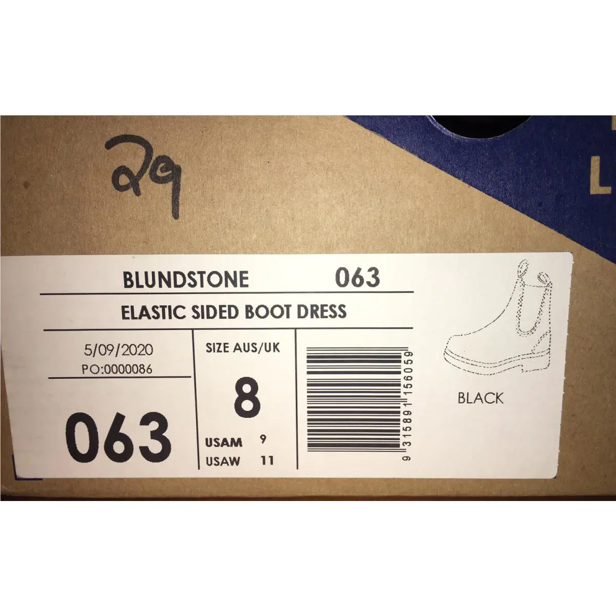 Blundstone shoes - Chelsea - Chelsea - Black (UPC: 9315891156059) 9