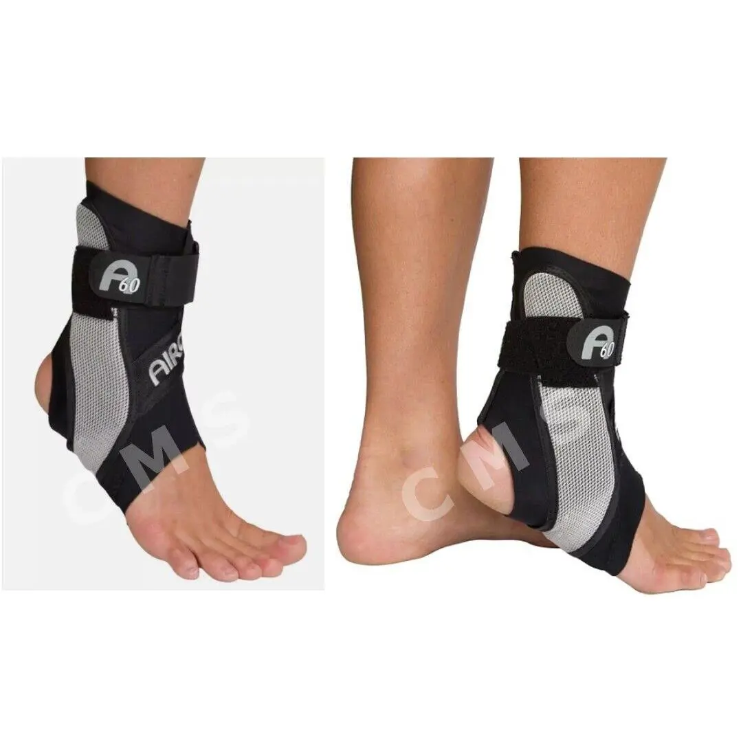 Djo Aircast A60 Foot Ankle Prophylactic Support Protection Comfort Brace Black