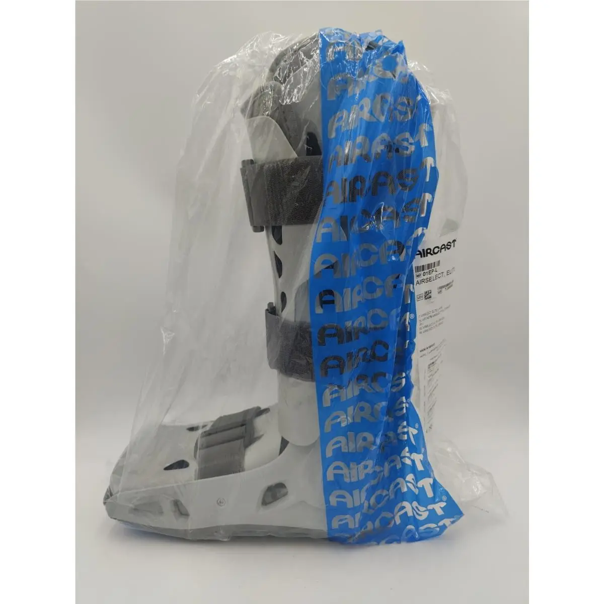 Aircast Airselect Elite Large Size Gray Open Frame Walker Brace and Walking Boot - Gray