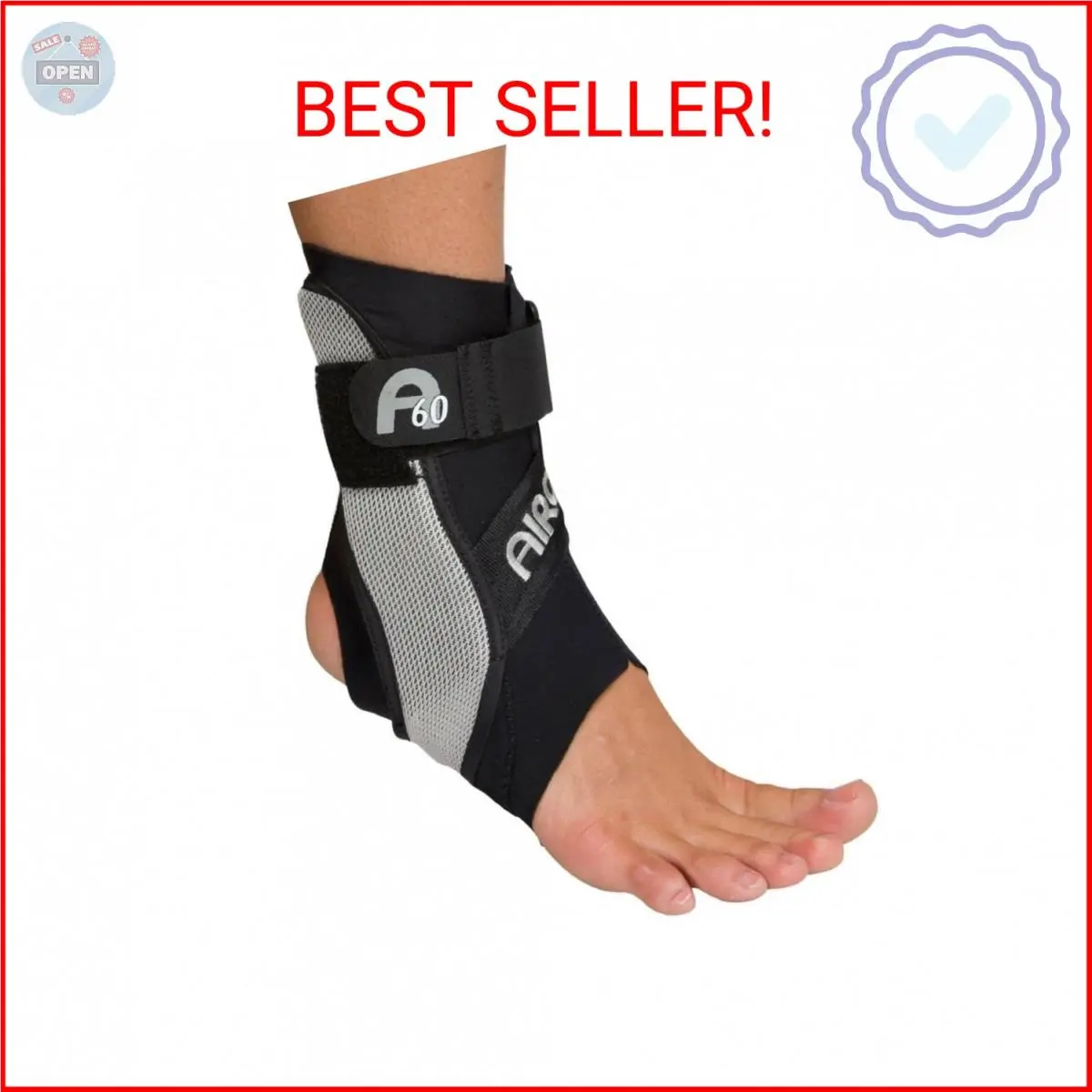 Aircast  - AC141AB05-BLK-M-L - AC141AB05-BLK-M-L - Black (Left Foot) (UPC: 888912043755) 0
