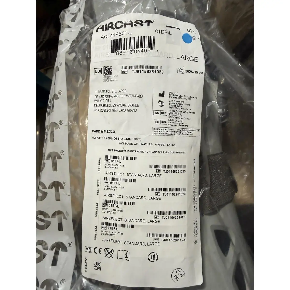 Aircast  - Aircast AirSelect - AirSelect - AC141FB01-L - Gray (UPC: 888912044059) 2