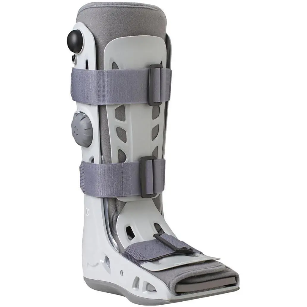 Aircast Airselect Walker Brace Orthopedic Boot Grey Edema Control Comfort Fit