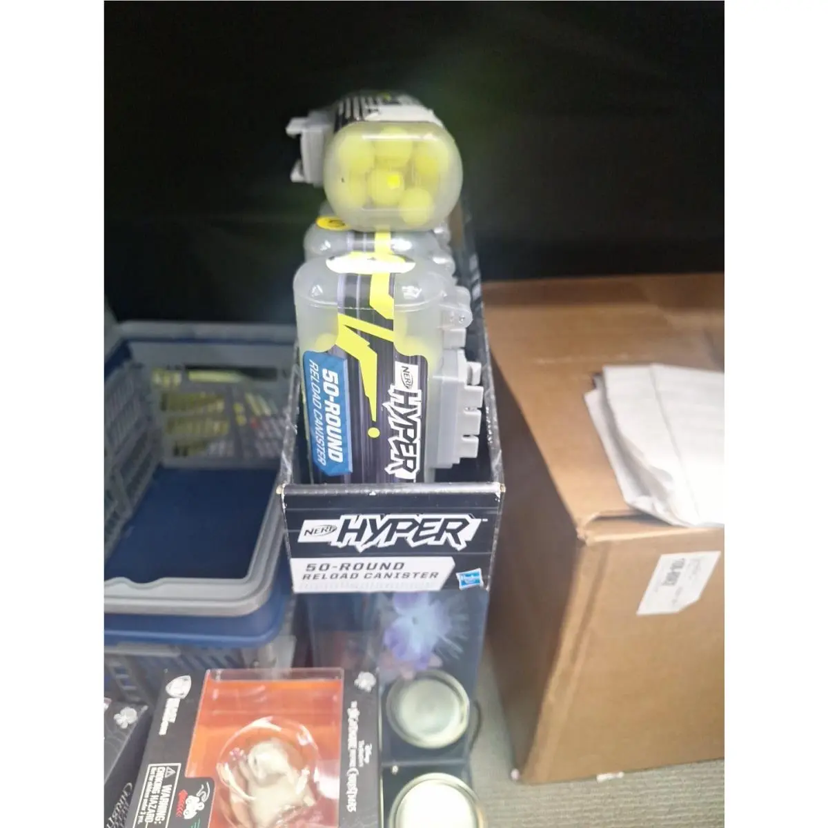 Nerf Hyper 50 Round 5 Reload Canister F0025 Nerf Hyper Blaster Gun 250 Total