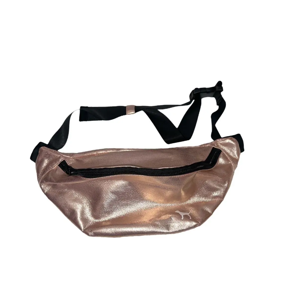 Victoria`s Secret Pink Oversized Belt Bag Fanny Pack Chalk Rosenwt - Exterior: Chalk Rose