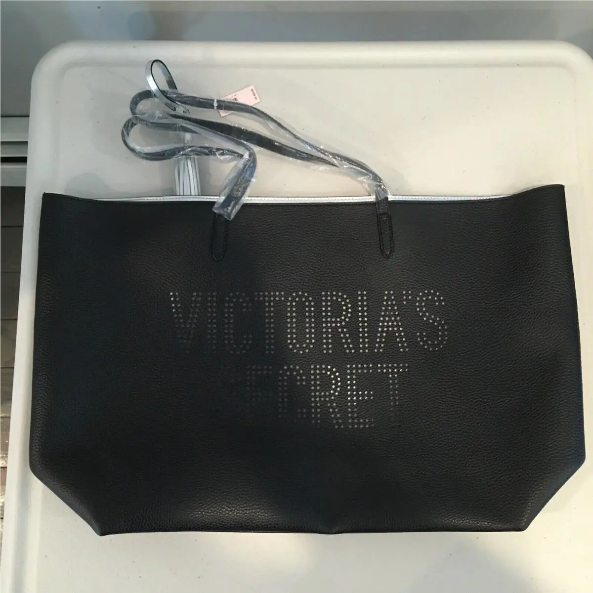 Victoria’s Secret Black Oversized Large Tote Retails