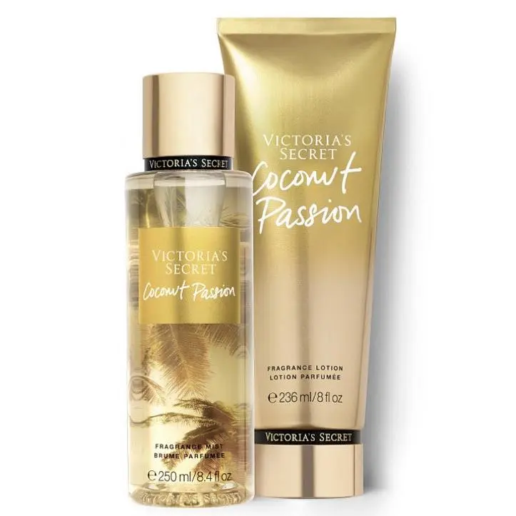 Body Lotion Fragrance Mist Coconut Passion Victoria Secret 1 Set