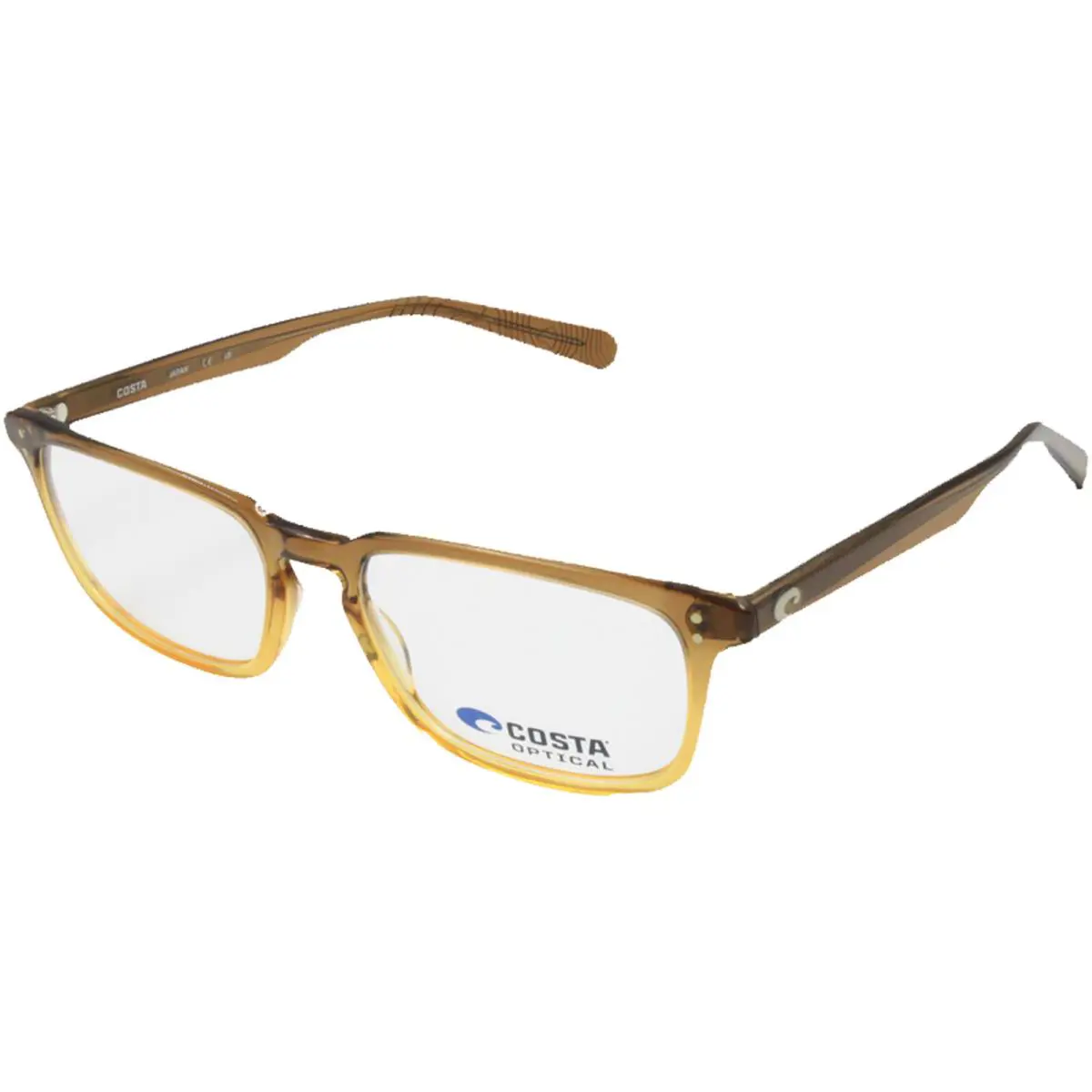 Costa Mariana Trench 100 Men`s Cockleshell Brown Eyeglass Frame 6S1004 100406 JP