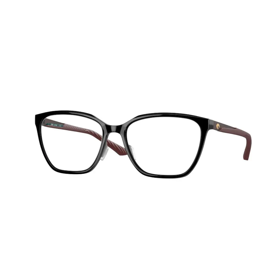 Costa Del Mar Designer Cat Eye Eyeglass Frames Demo Lens Pacific Rise 410 - Frame: Black