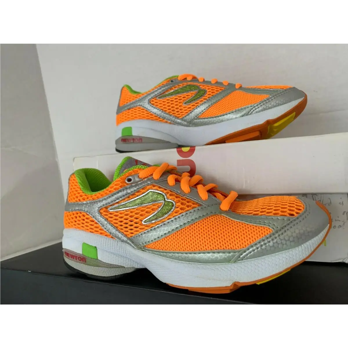 Newton shoes - Newton Gravity - Gravity - 00210 - Neon Orange//Lime (UPC: 814382014056) 9