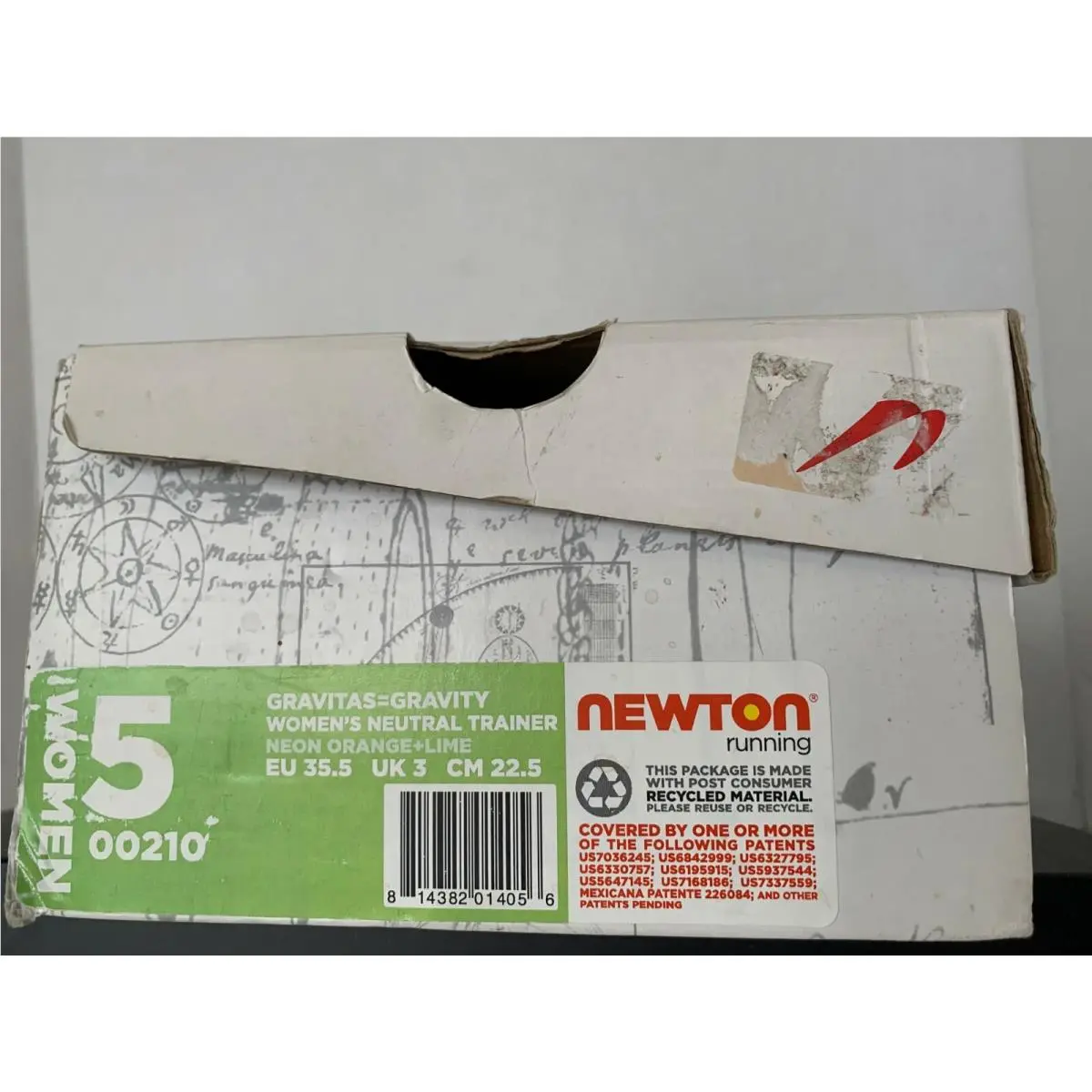 Newton shoes - Newton Gravity - Gravity - 00210 - Neon Orange//Lime (UPC: 814382014056) 4