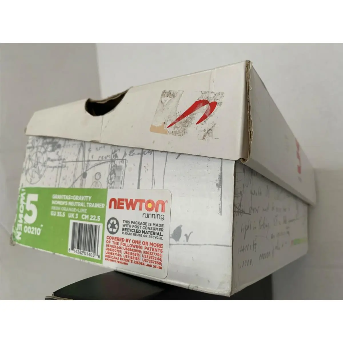 Newton shoes - Newton Gravity - Gravity - 00210 - Neon Orange//Lime (UPC: 814382014056) 7