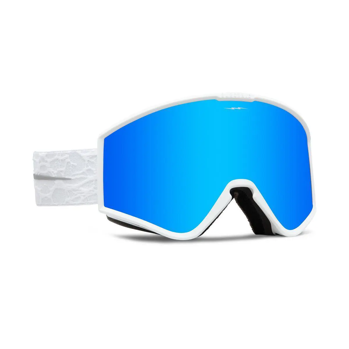 Kleveland Small Goggles Matte White Nuron Blue Chrome by Electric