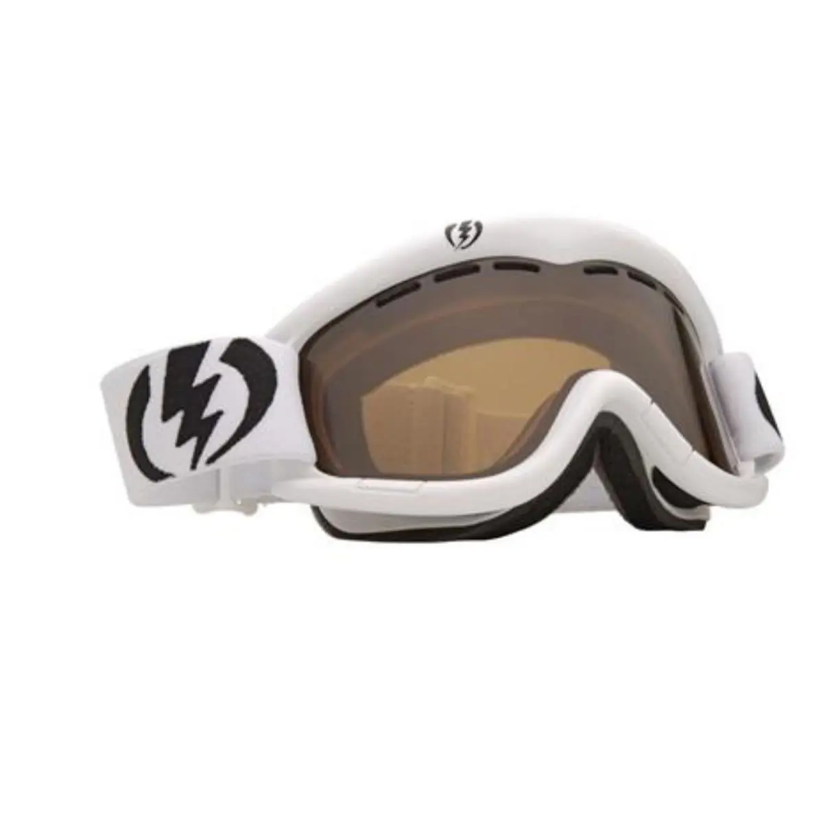 Electric Visual EG1 White Snowboarding Ski Goggles -bronze/silver Chrome R1315