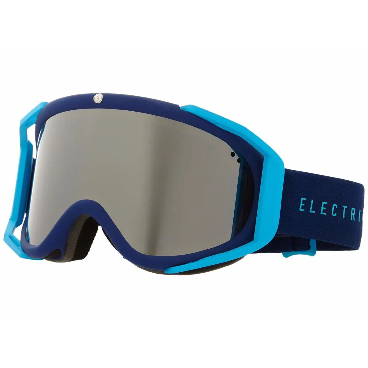Electric Eyewear Rig Ski/snow Goggles Navy/cyan/bronze/silver Chrome - Frame: Blue