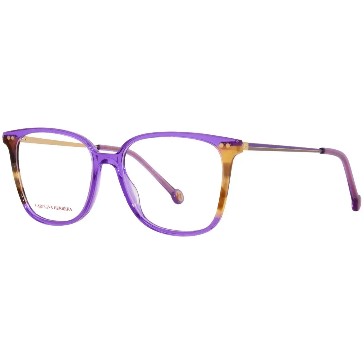 Carolina Herrera Her 0165 0HKZ Eyeglasses Women`s Violet Havana Full Rim 53-mm