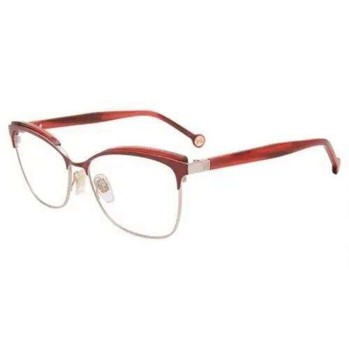 Carolina Herrera VHE188K 0K99 Red Eyeglasses 55/15/140 with Case - Frame: Red, Manufacturer: 0K99