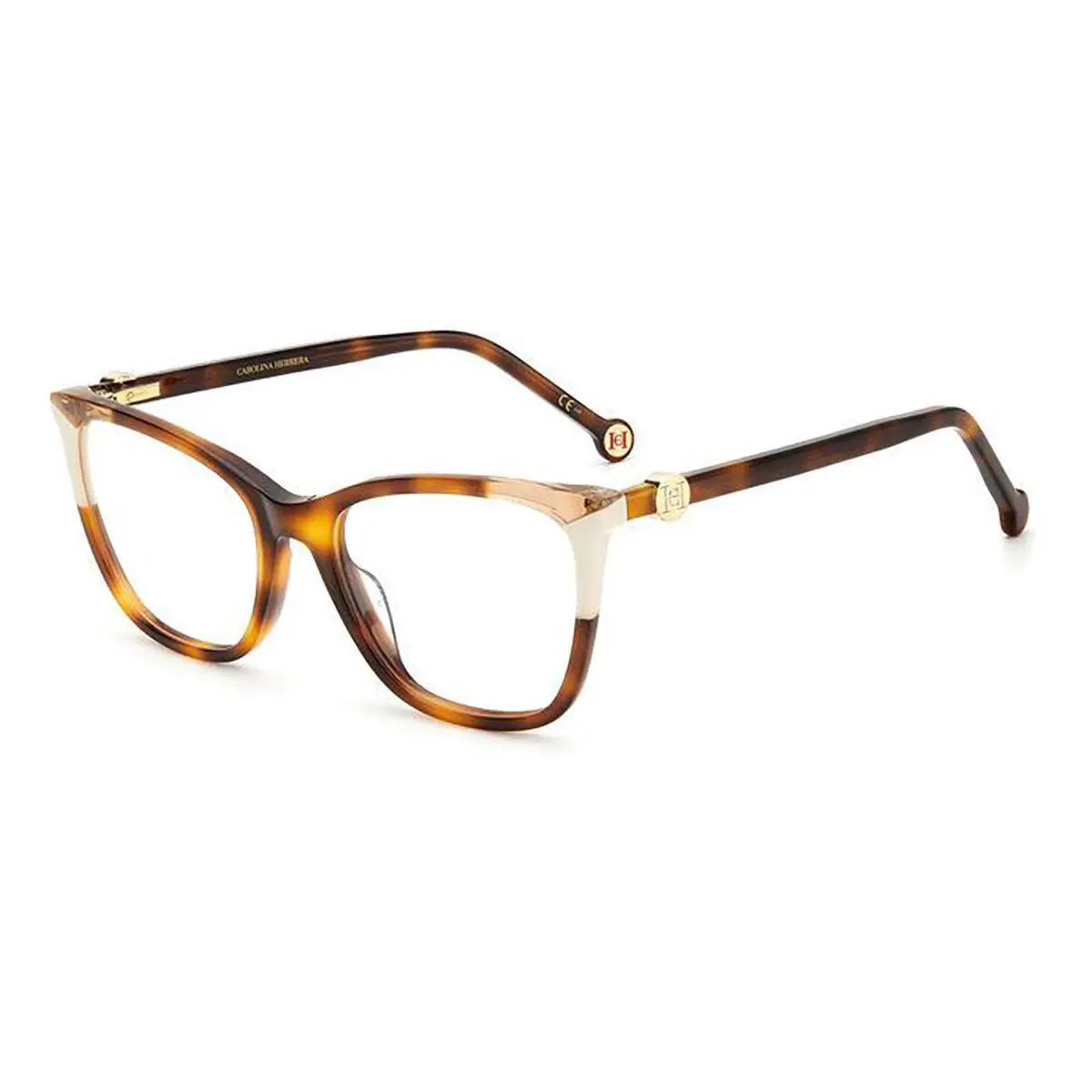 Carolina Herrera CH 0057 C1H Havana Ivory Eyeglasses 53/17/145