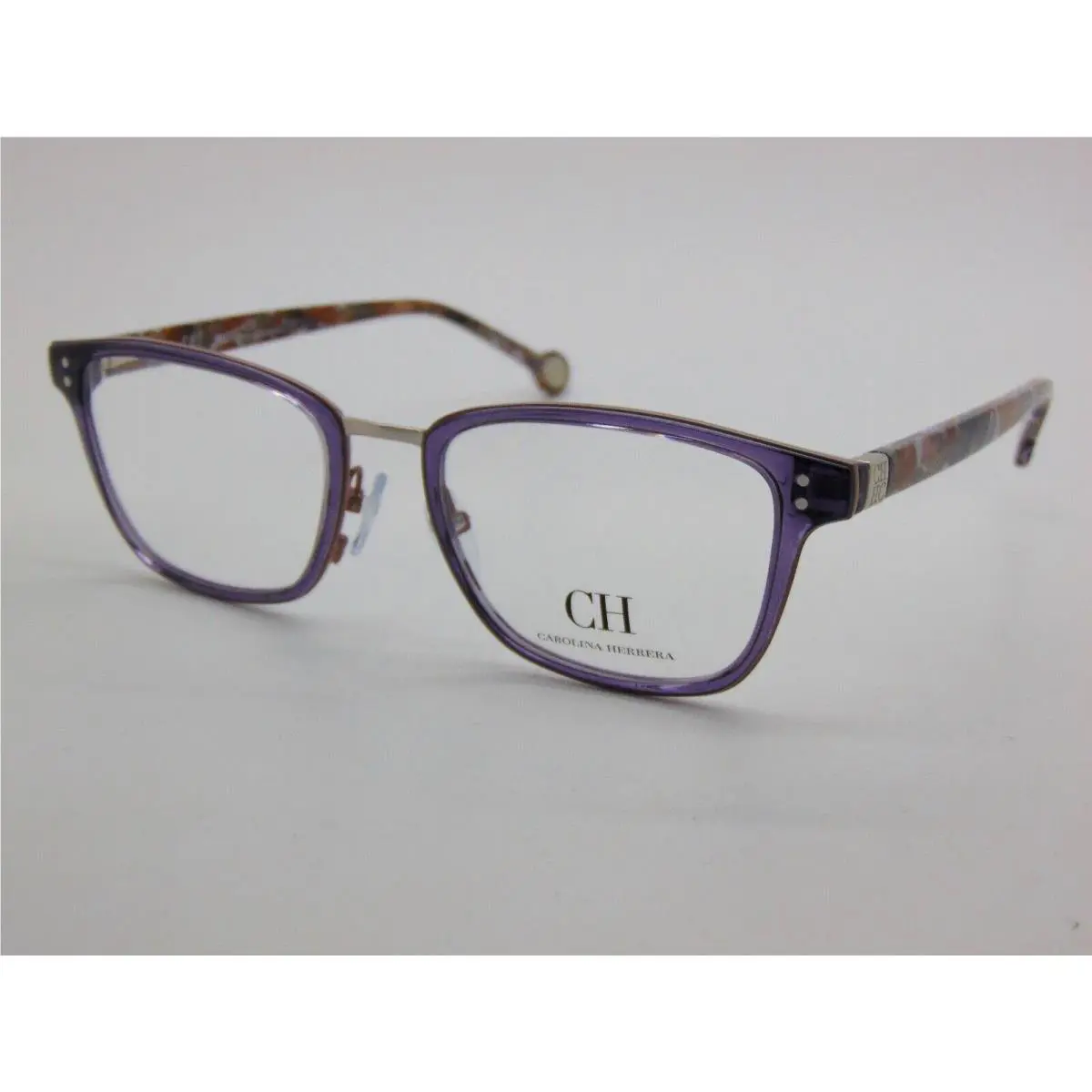 Carolina Herrera VHE728 Col. 0916 Violet 51mm RX Eyeglasses