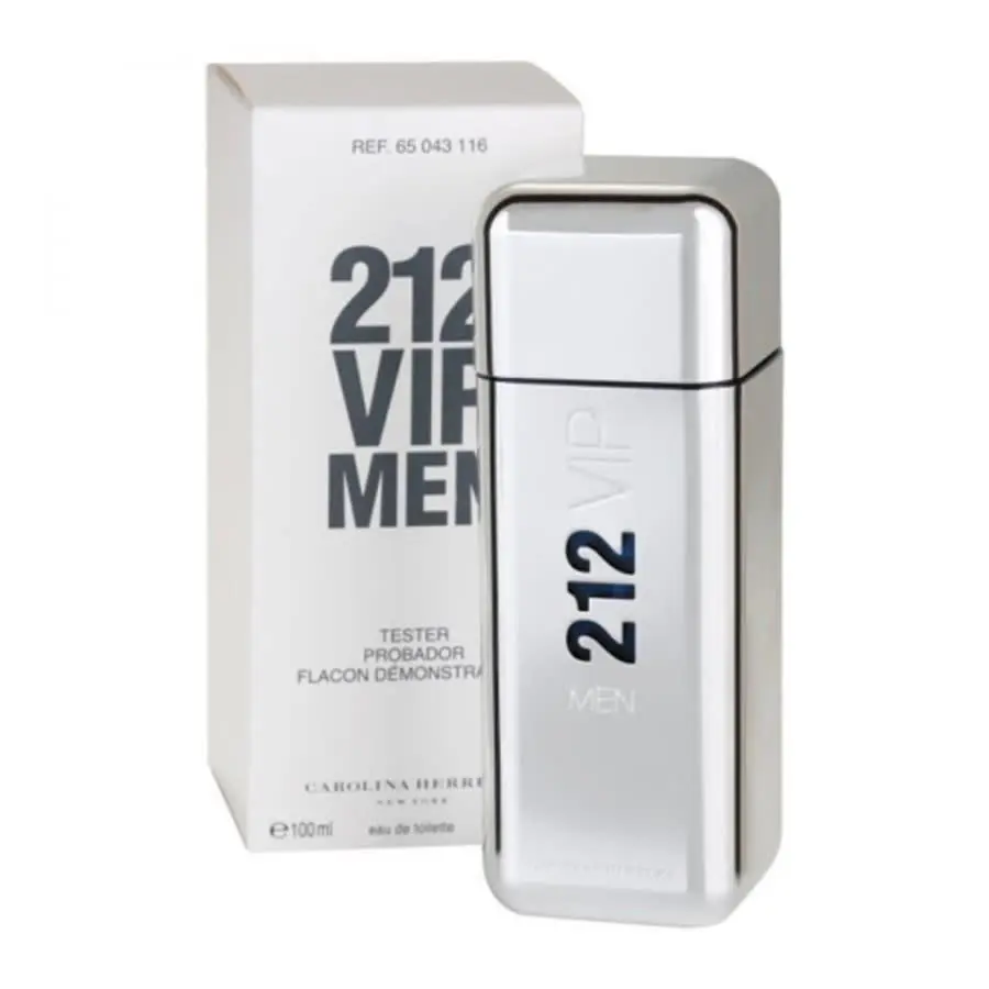 Carolina Herrera Men`s 12 Vip Edt Spray Tester 3.4 Oz/ 100 ml