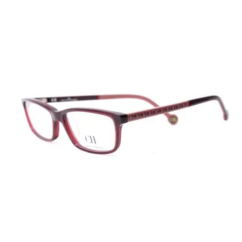 Carolina Herrera VHE557 OV64 Eyeglasses Dark SIZE:53-15-140 - Frame: Red wine