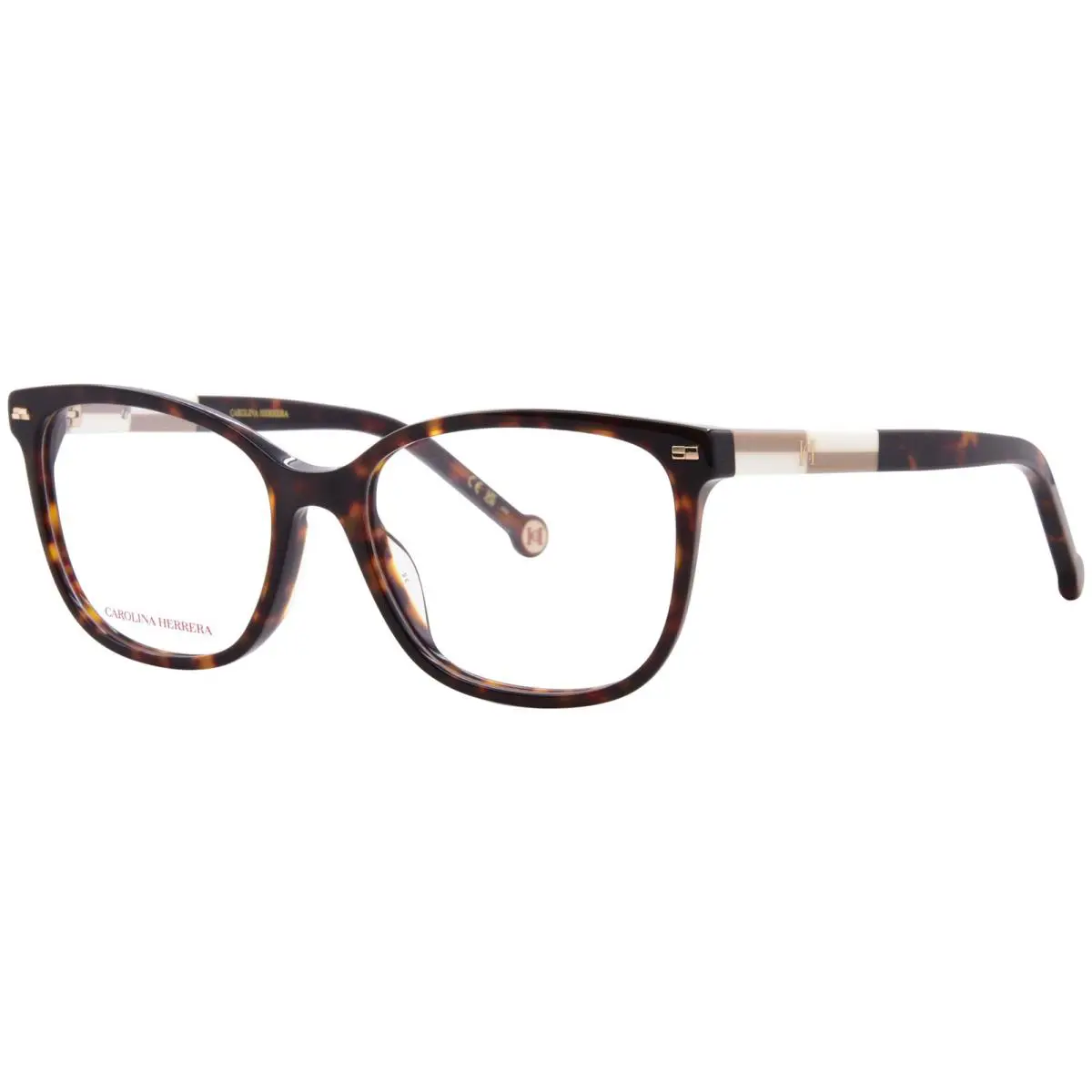 Carolina Herrera HER-0159/G Xlt Eyeglasses Women`s Havana Beige Full Rim 54mm