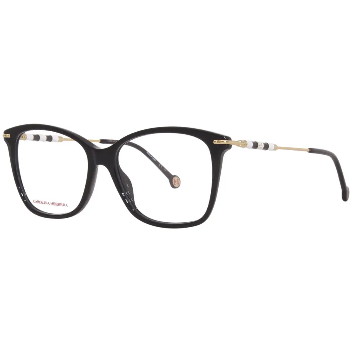 Carolina Herrera CH/0042 807 Eyeglasses Frame Women`s Black Full Rim 54mm