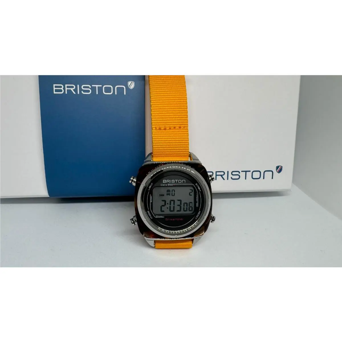 Streamliner Digital Orange Watch Swing Acetate 221337.SA.SO.43.NMA by Briston
