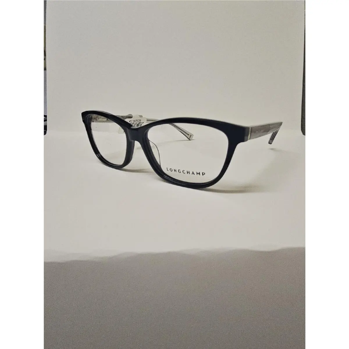 Longchamp Eyeglasses Frames LO2619 001 Black Clear Gray Cat Eye 54-14-140