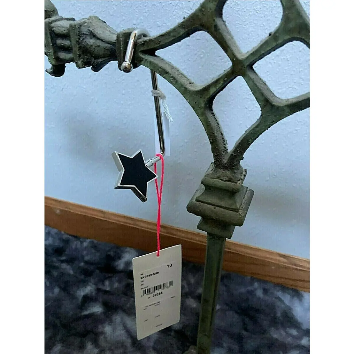See BY Chloe-authentic-star Handbag Hanger/hook-cat/solid Black-dustbag-nwt