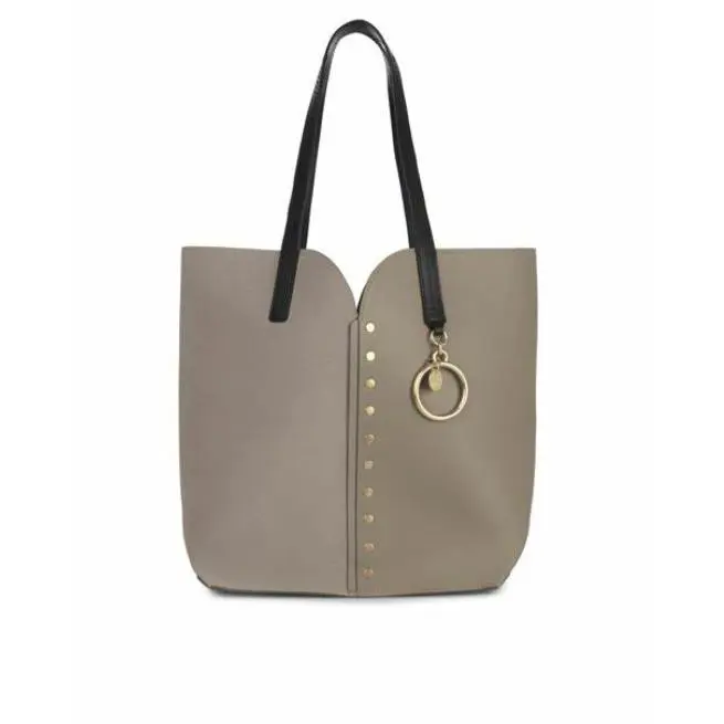 See By Chloe Gaia Leather Suede Carry-all Tote in Motty Gray Dust Bag