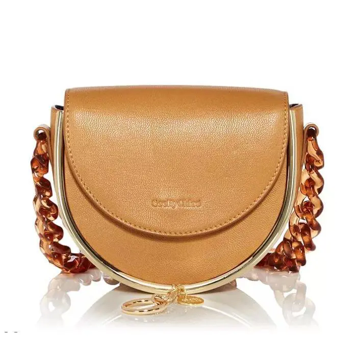 See by Chloe Mara Sml Leather Evening Bag Biscotti Beige/gold Hardw India Last