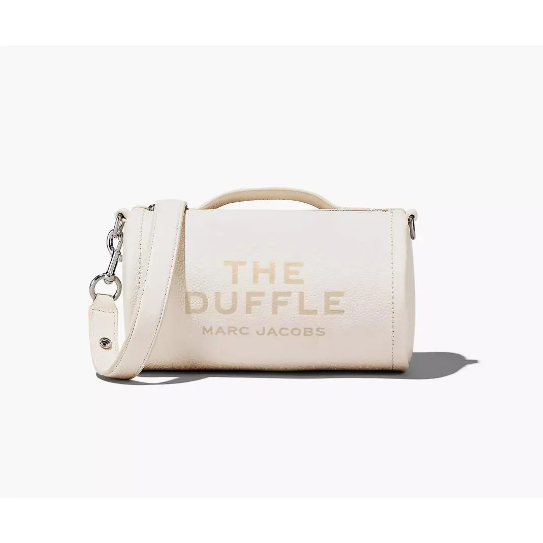 Marc Jacobs 2P3HDF003H01 White Leather W/silver Hardware Womens Small Duffle Bag by Marc By Marc Jacobs
