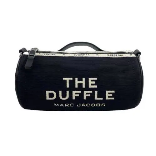 Marc Jacobs 2S4HDF090H3 Duffle Black with Silver Hardware Womens Crossbody Bag