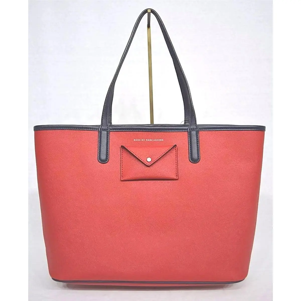 Marc Jacobs M0005327 Metropolitote Colorblocked Tote 48 in Rosey Red