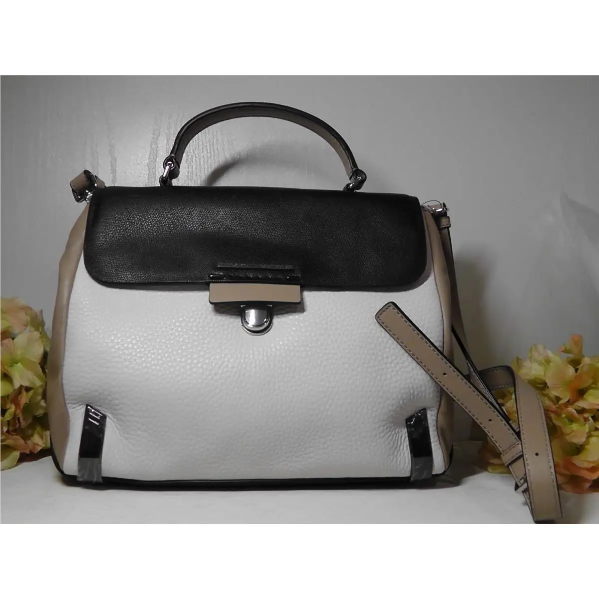 Marc By Marc Jacobs Sheltered Island Color Block Top-handle Satchel Handbag