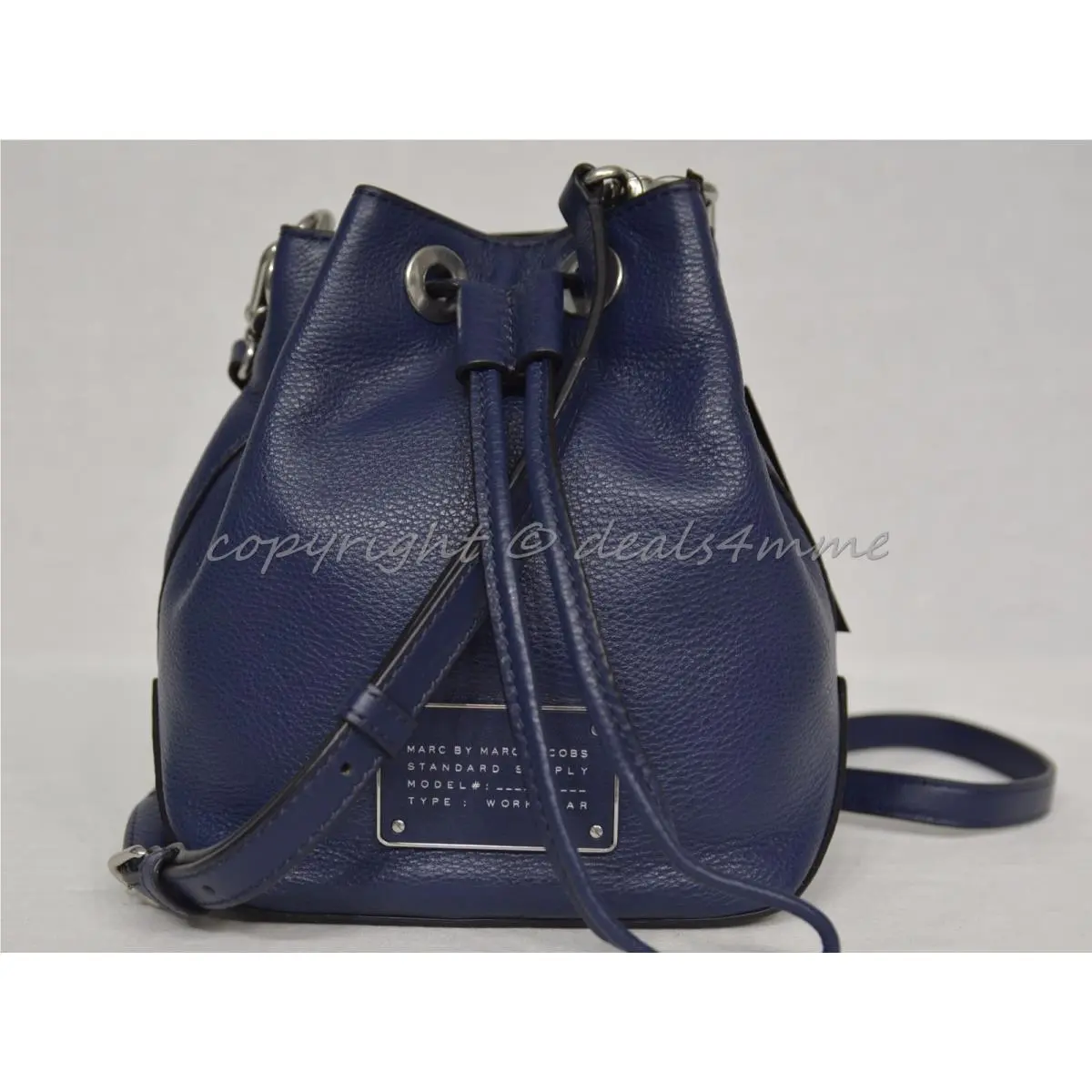 Marc By Marc Jacobs M0007214 Small Drawstring Bag in Amalfi Coast-dark Blue