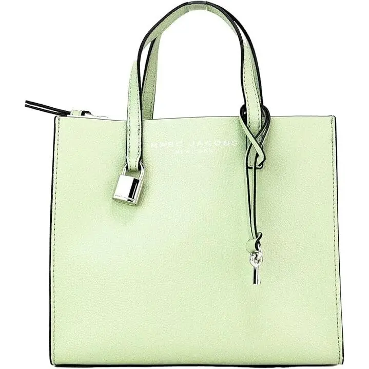 Marc Jacobs M005685 Mini Grind Mint Silver Hardware Womens Small Mini Tote Bag