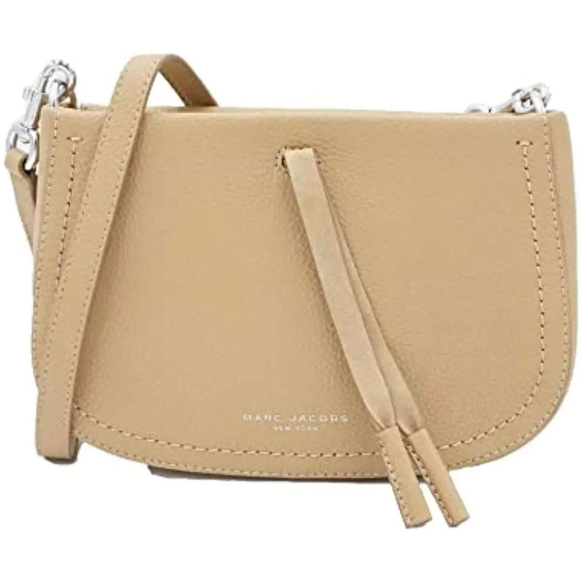 Marc Jacobs Maverick H103L01SP21 Iced Coffee Leather Women`s Crossbody Bag