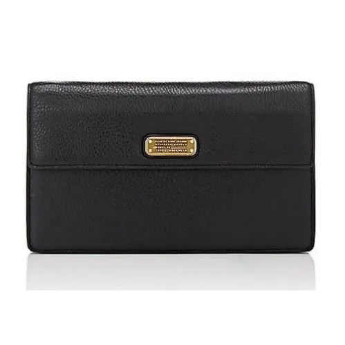 Marc Jacobs Nifty Gifty Jemma Clutch Signature Workwear Plaque Slip Pocket by Marc By Marc Jacobs